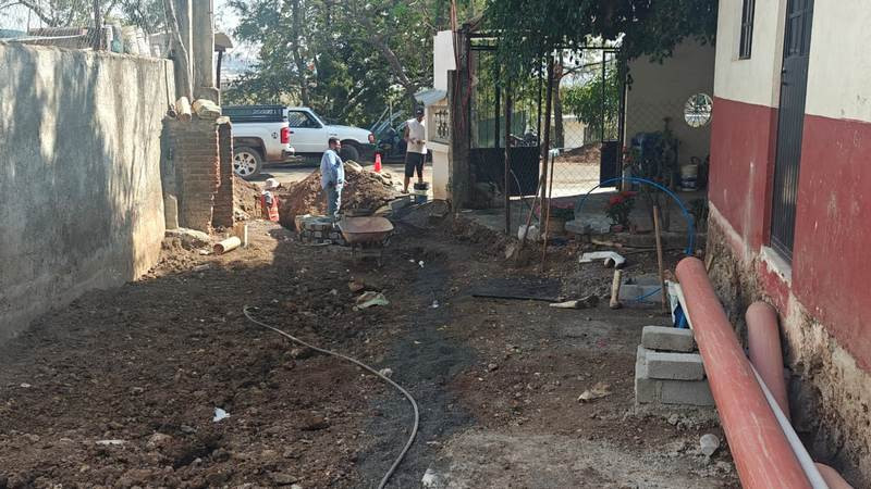 Avanza pavimentación en La Calabaza; gobierno de Humberto Jiménez mantiene trabajo permanente en Los Reyes 