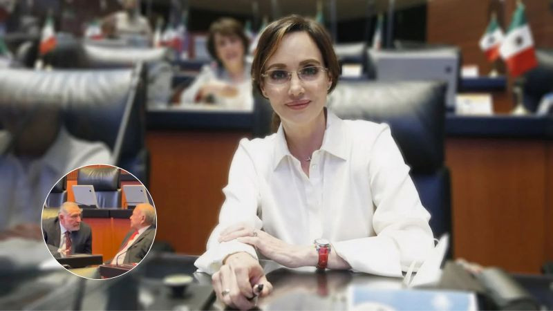 Lilly Téllez denuncia presunta presión de Morena a legislador del PT durante sesión del Senado 