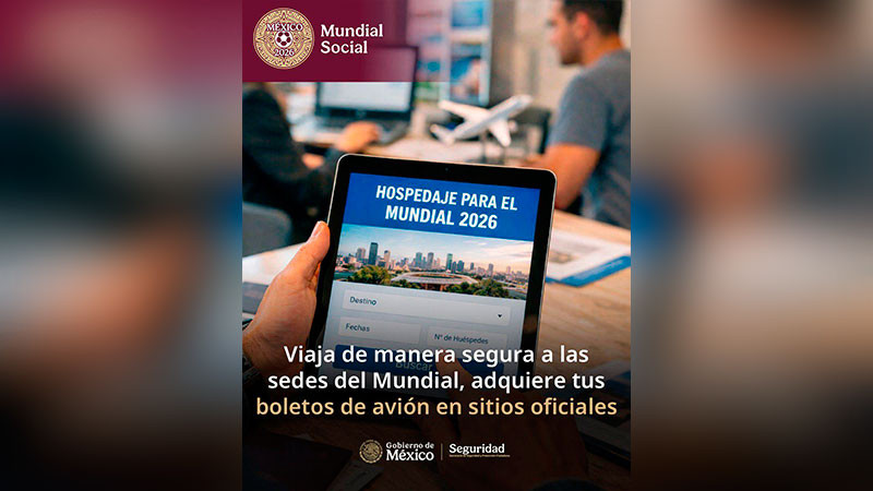 Recomienda la SSPC evitar caer en fraudes y comprar boletos de avión por canales seguros  