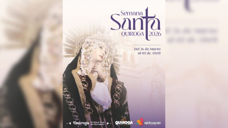 Invitan a vivir la magia de la Semana Santa en Quiroga, referente turístico de Michoacán 