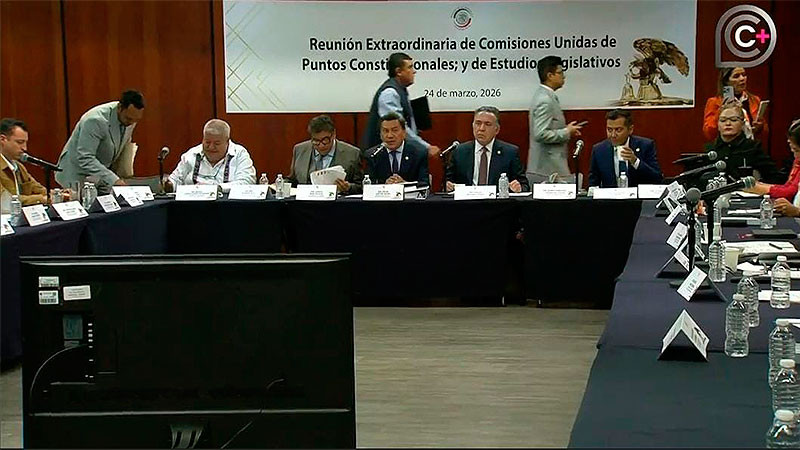 Aprueban Comisiones del Senado el Plan B de la reforma electoral  