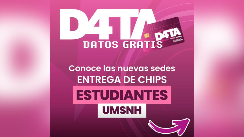 ¡Atención nicolaitas! Módulos del Programa D4TA llegan a Lázaro Cárdenas, Uruapan y Zamora 