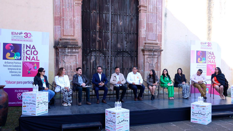Presenta el IEM el 3er Encuentro Nacional de Buenas Prácticas en Educación Cívica “Educar para participar” 