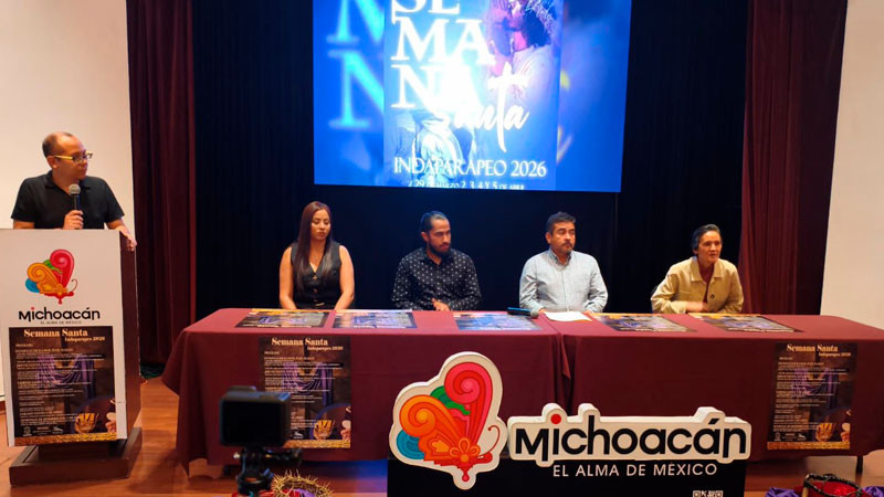 Indaparapeo presenta su programa de actividades para Semana Santa: Sectur  