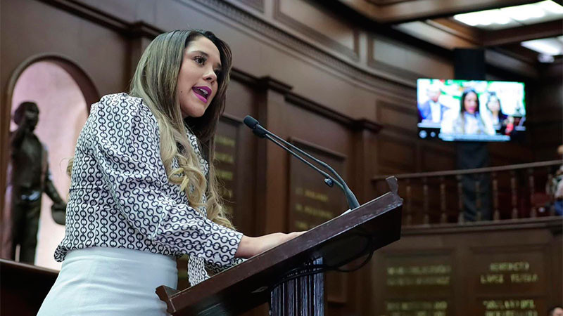 Desde tribuna, Xóchitl Ruiz plantea necesidad de reformar marco jurídico en materia de justicia para adolescentes 