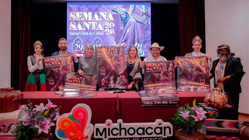 Santa Clara del Cobre prepara actividades culturales para la Semana Santa 