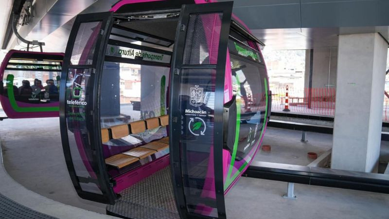 Cabinas del teleférico de Uruapan tendrán internet gratis: Gladyz Butanda 