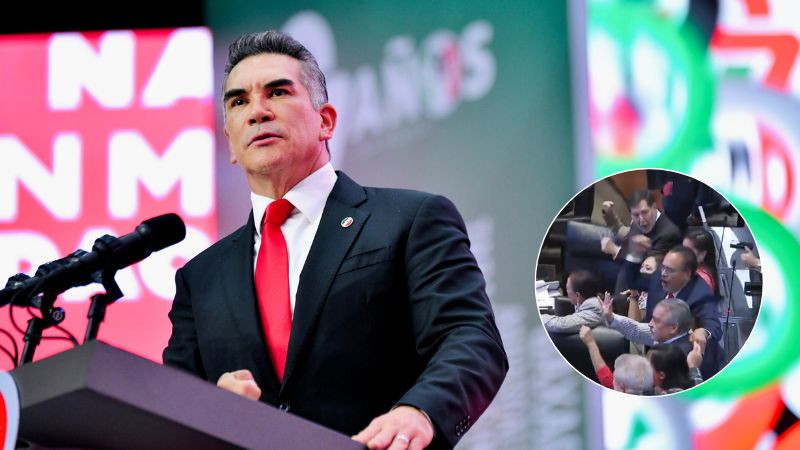 “Es una infamia”: Alito Moreno critica a senadores de Morena por gritos a Grecia Quiroz en el Senado 