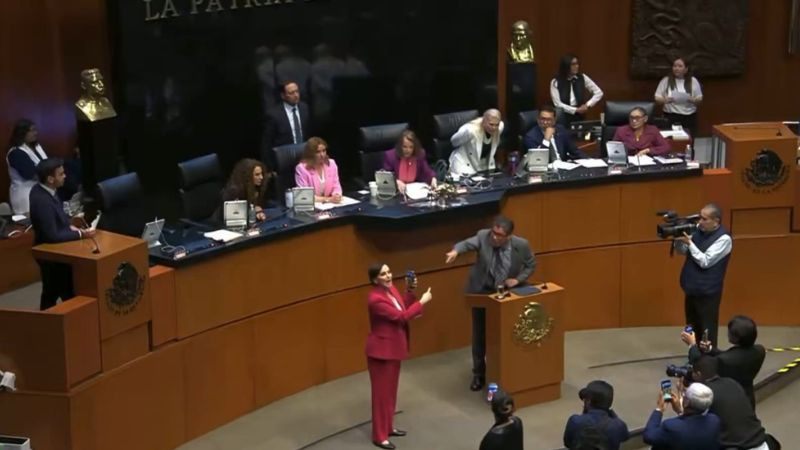Tensión en el Senado: Saúl Monreal arremete contra Lilly Téllez por señalamientos 