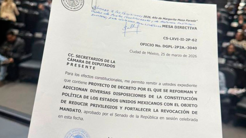 Plan B de la Reforma Electoral llega a la Cámara de Diputados 