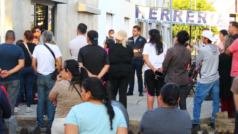 Policía Morelia fortalece cercanía con vecinas y vecinos de Hacienda Tiníjaro 