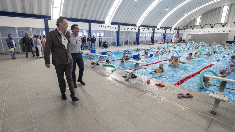 Entrega gobernador de Querétaro infraestructura deportiva por 5.3 mdp en la Unidad Deportiva Casa de la Juventud 