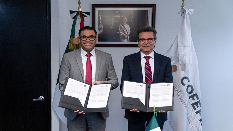 Buscan la COFEPRIS y la SSPC prevenir riesgos sanitarios y proteger la salud de la población con acuerdo de colaboración 