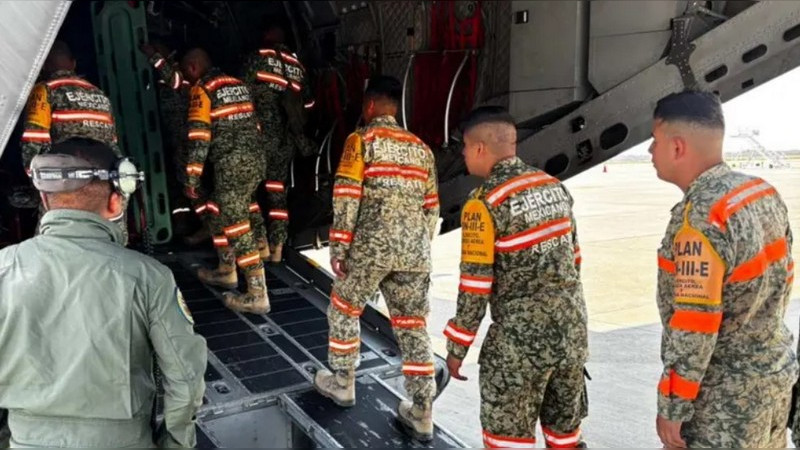 Ejército se suma al rescate de 4 mineros atrapados en Sinaloa 