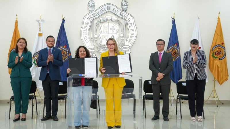 Inédito Pacto Nicolaita por la Paz sellan Escuelas Incorporadas de la UMSNH 
