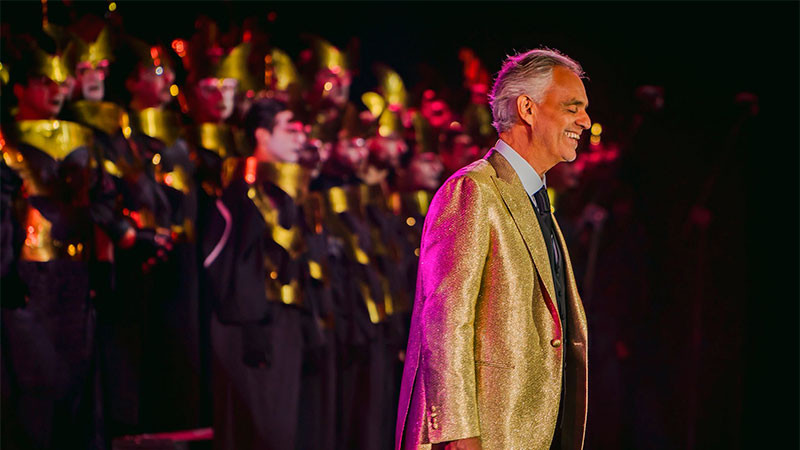 Ofrecerá Andrea Bocelli un concierto gratuito en el Zócalo de la CDMX 