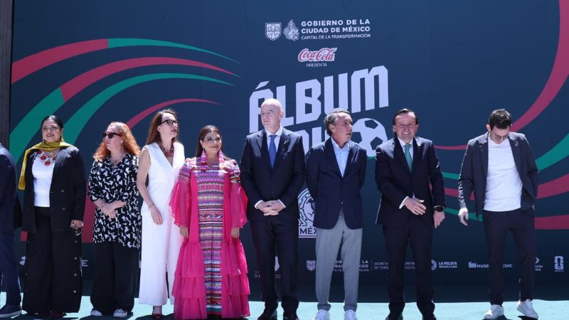 Clara Brugada encabeza inauguración de muestra futbolística rumbo al Mundial 2026 