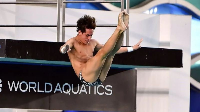 El clavadista mexicano Emilio Treviño se corona campeón nacional NCAA en plataforma 