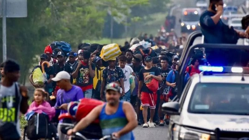 Caravana migrante Génesis 2026 llega a Pijijiapan, Chiapas; avanza a la CDMX 