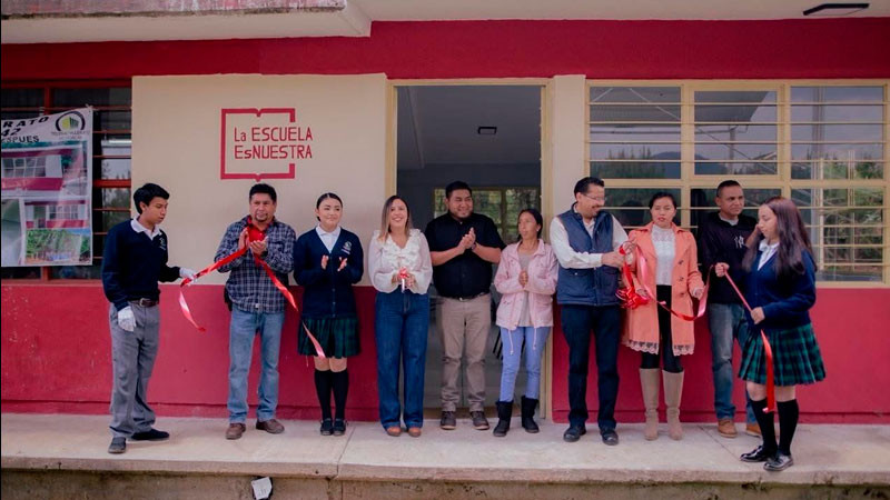 Inauguran comedor escolar en Turirán; Dayana Pérez Mendoza fortalece la educación en Salvador Escalante 