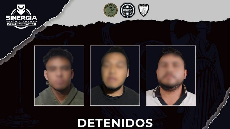 Cateos de Sinergia en Pedro Escobedo y Amealco dejan tres personas detenidas 
