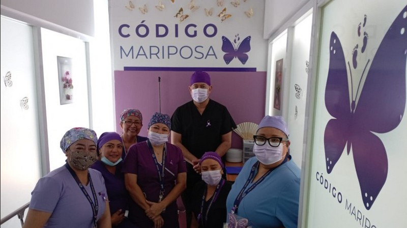 Implementa HRAE “Bicentenario de la Independencia” del ISSSTE protocolo de atención integral Código Mariposa 