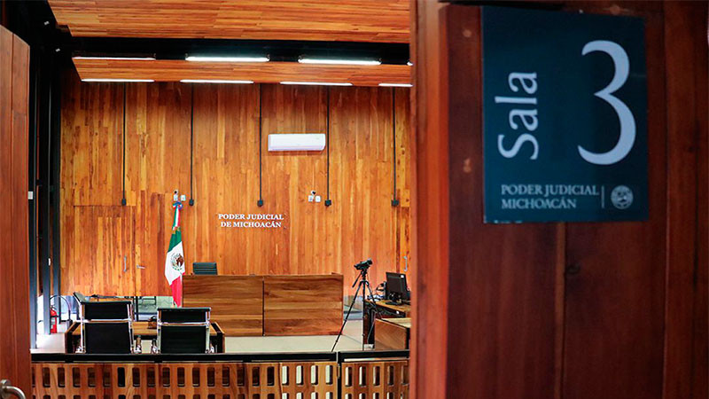En seis meses, jueces del nuevo Poder Judicial de Michoacán han sentenciado a 337 personas, sumando 4,500 años de prisión 