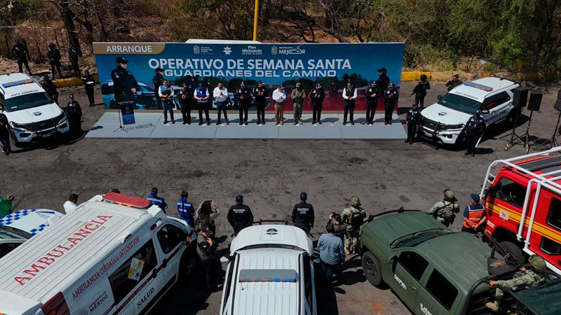 En la autopista Siglo XXI de Michoacán, arrancan operativo Guardianes del Camino por Semana Santa 