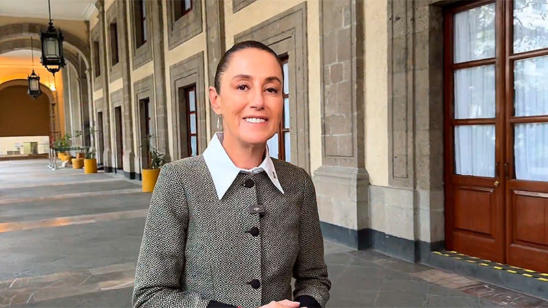 Desea Claudia Sheinbaum "buenas vacaciones" a la población mexicana por la Semana Santa  