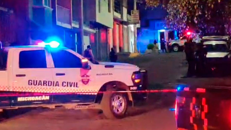 Ultiman a tiros a un individuo en la Ampliación Nicolás Romero de Morelia, Michoacán 