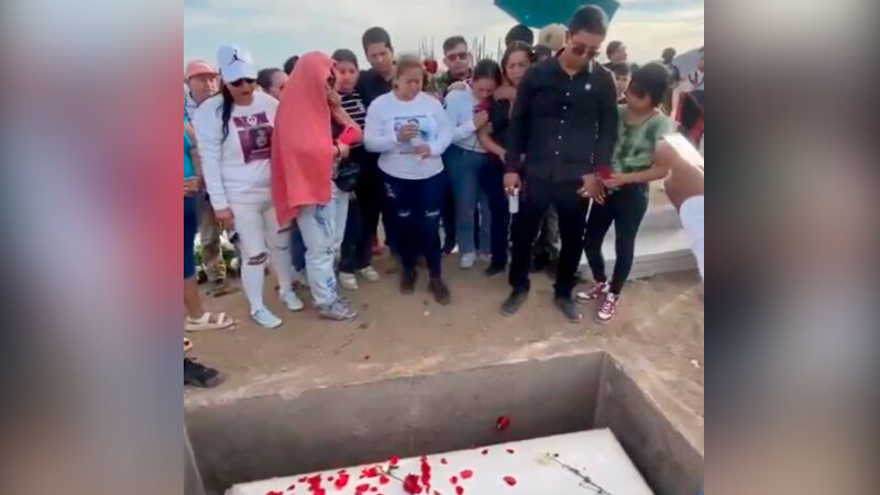 Dan último adiós a Marco Antonio, hijo de la madre buscadora Ceci Flores 