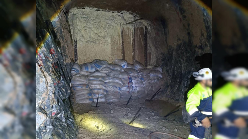 Contra reloj y bajo tierra: sellan riesgos y abren paso al rescate de trabajadores en la mina Santa Fe, en Sinaloa 