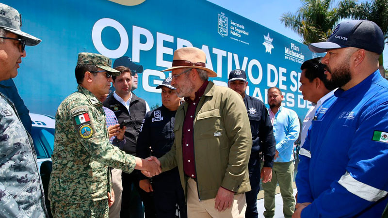 Esta Semana Santa los Guardianes del Camino te cuidan 24/7 en las carreteras de Michoacán: Bedolla 
