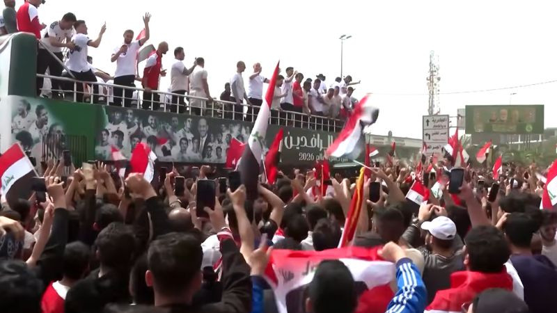 Irak celebra histórica clasificación al Mundial con desfile y homenajes del gobierno 
