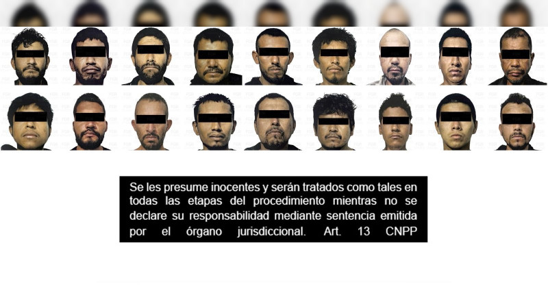 FGR logra vinculación contra célula de 18 sujetos, tras enfrentamiento con fuerzas de seguridad en Nayarit 