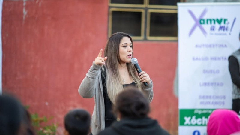 Impulsa diputada Xóchitl Ruiz González campaña “X Amor a Mí” para fortalecer la salud emocional en Michoacán y brindar apoyo con especialistas 