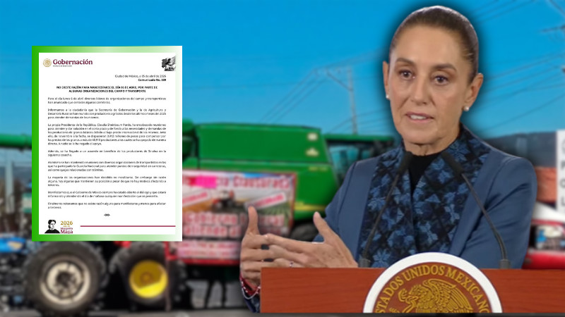 Sin justificación: Gobierno federal desestima paro y advierte afectaciones por bloqueos este 6 de abril 