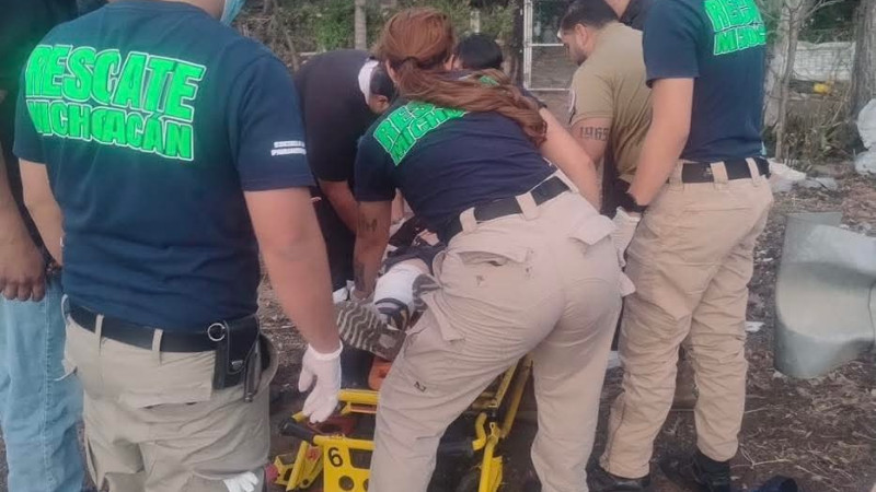 Accidente de moto en Tangamandapio, Michoacán, deja tres heridos, uno menor de edad  