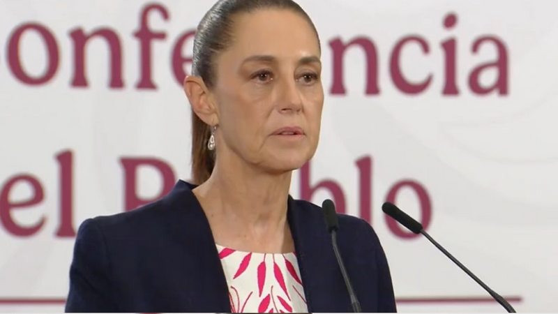 Sheinbaum acusa campaña de mentiras sobre AIFA, playas de Veracruz y colección Gelman 