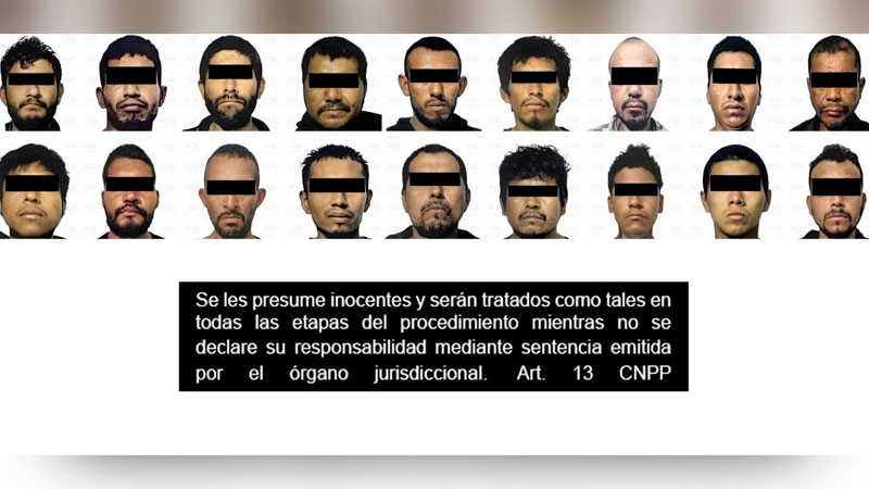 Tras enfrentamiento en Nayarit, detienen a 18 personas por uso de armamento exclusivo de las Fuerzas Armadas; decomisan arsenal 