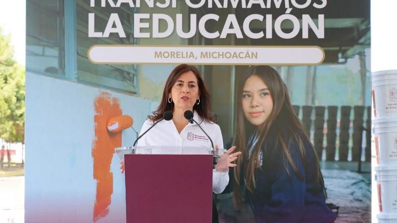 Hasta seis mil millones de pesos, inversión en becas educativas en Michoacán: Gaby Molina 
