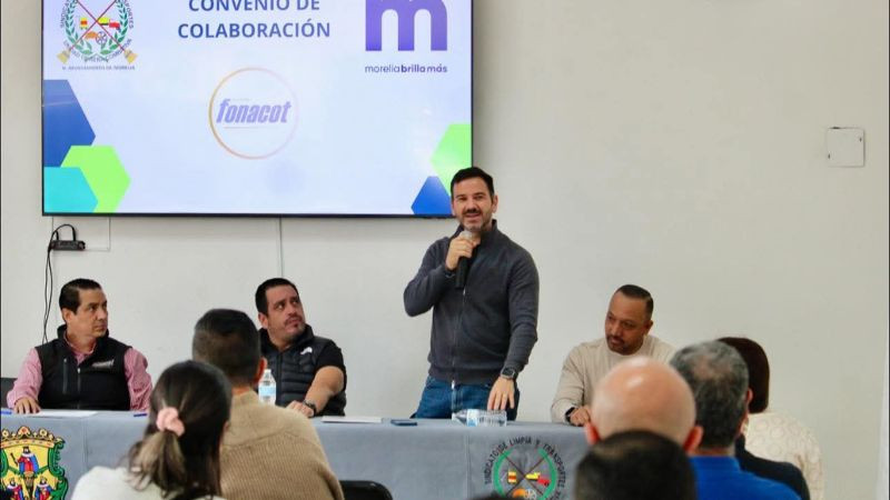Yankel Benítez destaca convenio entre Sindicato de Limpia y Fonacot 