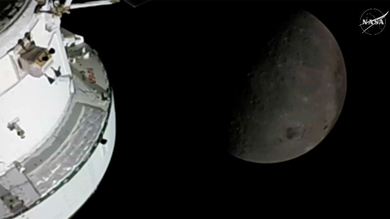 Llega la misión Artemis II a la órbita de la Luna  