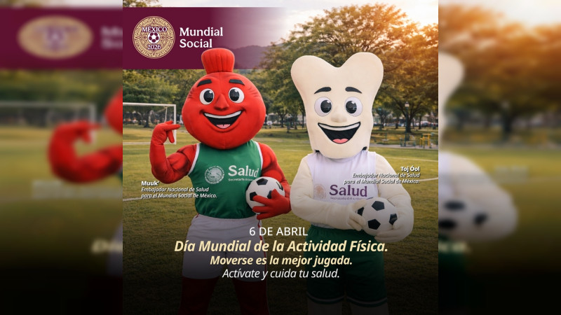 Se une SESA a la conmemoración del Día Mundial de la Actividad Física 