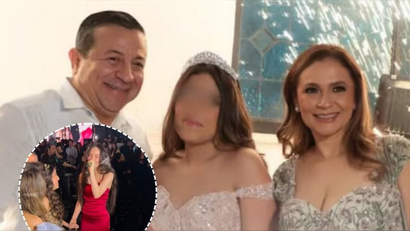 Empleada de Pemex, anfitriona de los "XV años del siglo en Tabasco"; con salario de 38 mil pesos paga casas y BMW al contado 