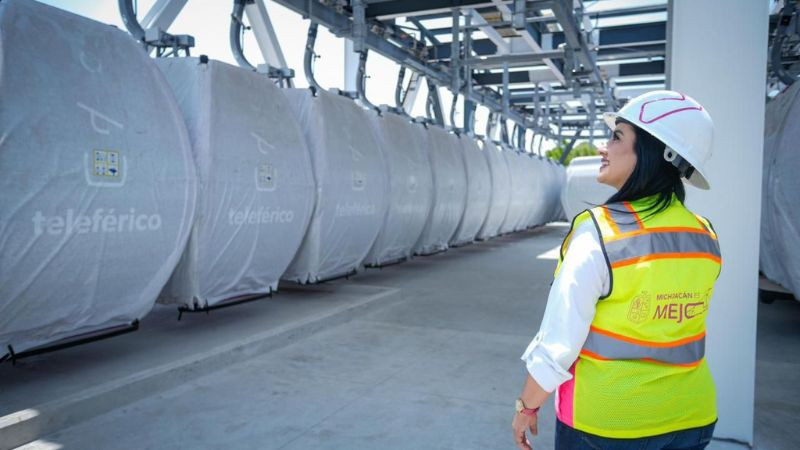Teleférico de Uruapan se construyó sin deuda: Gladyz Butanda 