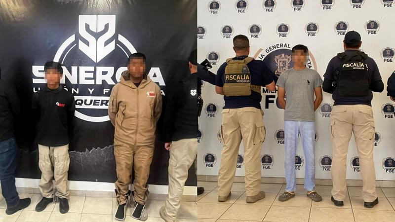 Aprehenden a tres presuntos implicados en secuestro y homicidio del secretario del Ayuntamiento de Ocampo; todos jóvenes al servicio del crimen organizado 