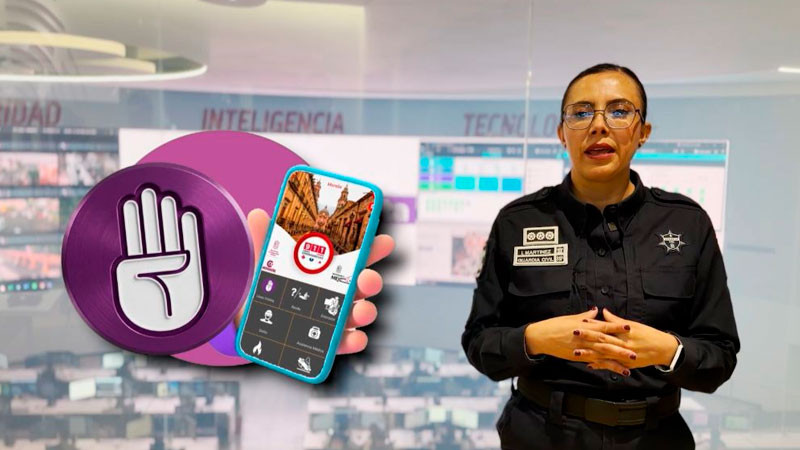 Fortalece la SSP Michoacán la Línea Violeta para combatir violencia de género 