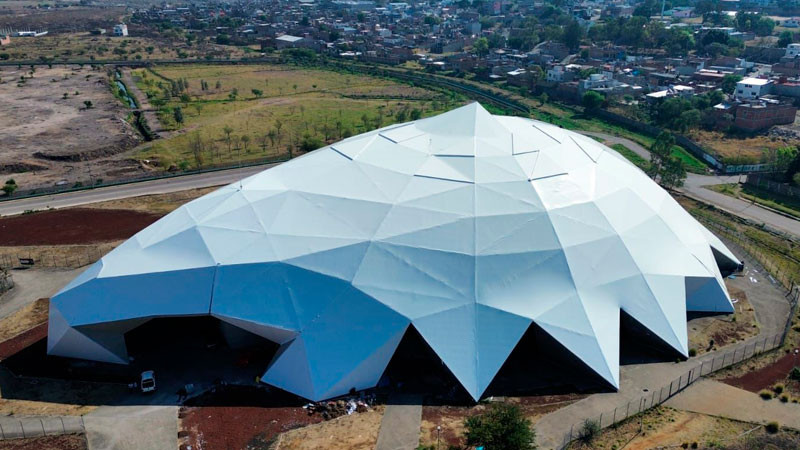 Gobierno estatal concluye rehabilitación del domo del Bicentenario 