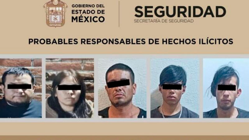 Cae "El Fresa" presunto líder de Jalisco y 6 supuestos cómplices, en el Edomex 